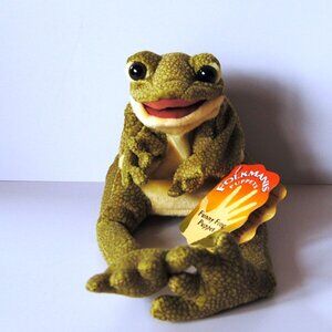 Folkmanis Funny Frog Hand Puppet NWT